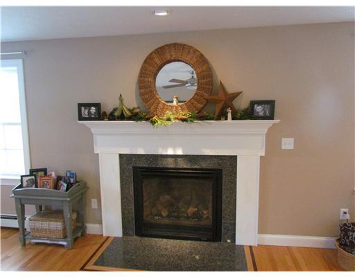 53 Gordon Farms Road Gorham, ME 04038 - Photo 6 of 25 Living Room. Gas fireplace with...