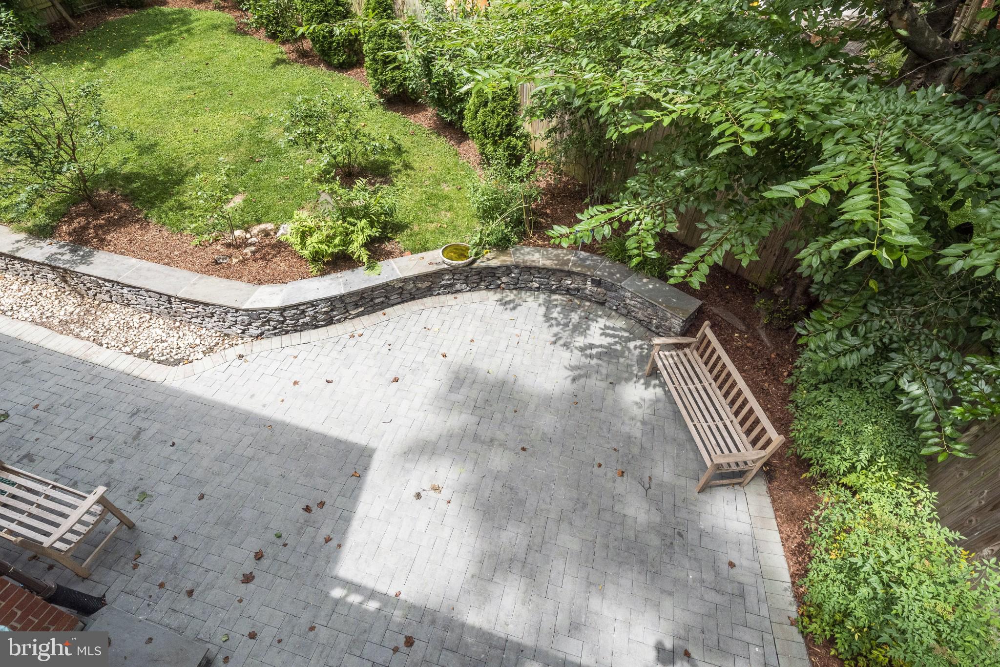 9314 Crosby Road Silver Spring, MD 20910 - Photo 32 of 34 Rear patio from balcony