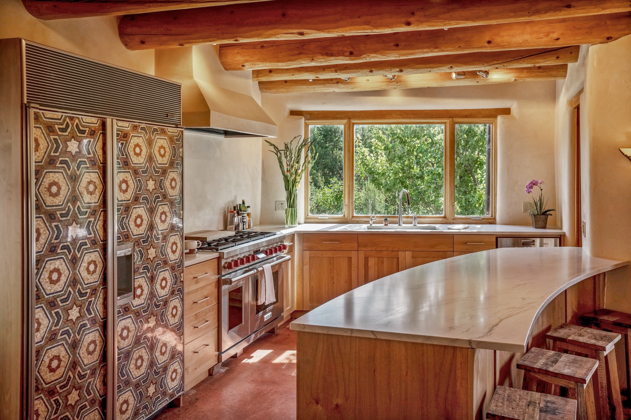 1564 Cerro Gordo Road Santa Fe, NM 87501 - Photo 11 of 53 Lower House Kitchen