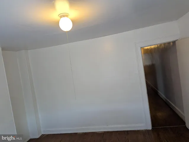 a view of a room with racks