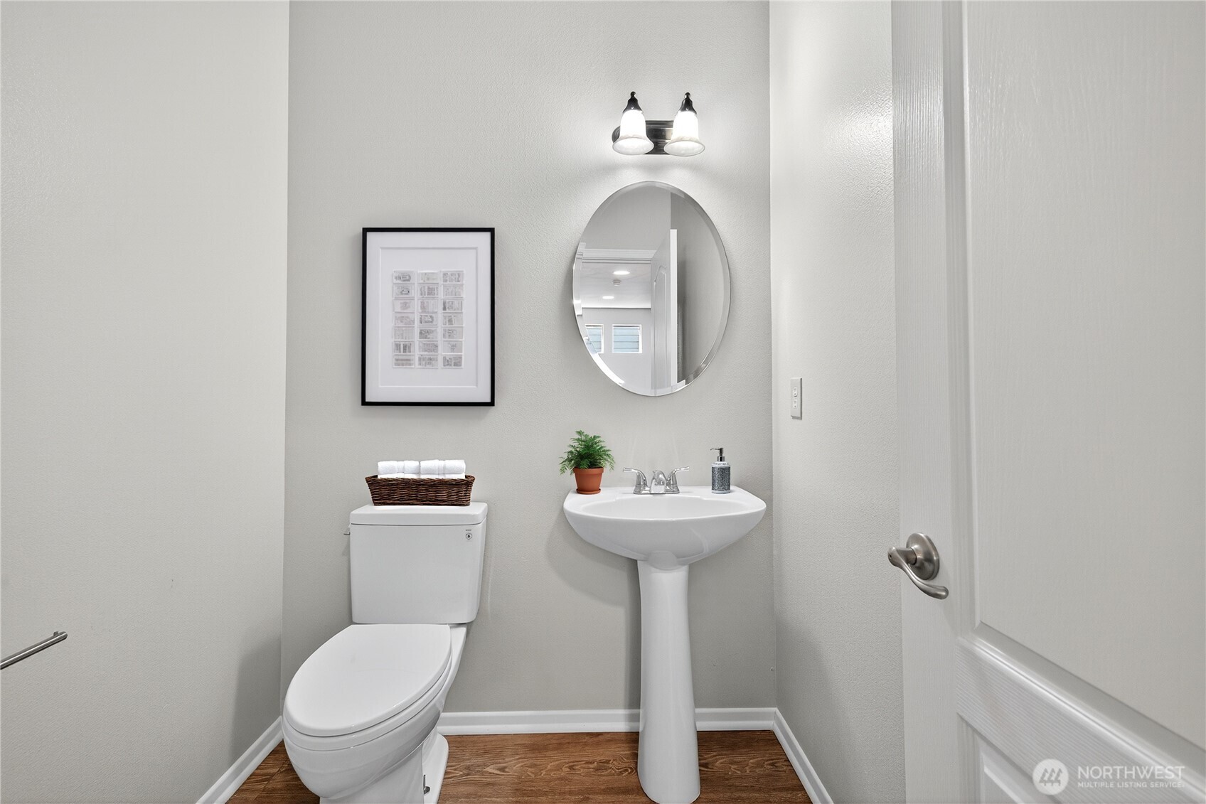 25621 160th Place Southeast Covington, WA 98042 - Photo 30 of 37 a bathroom with a toilet sink and mirror