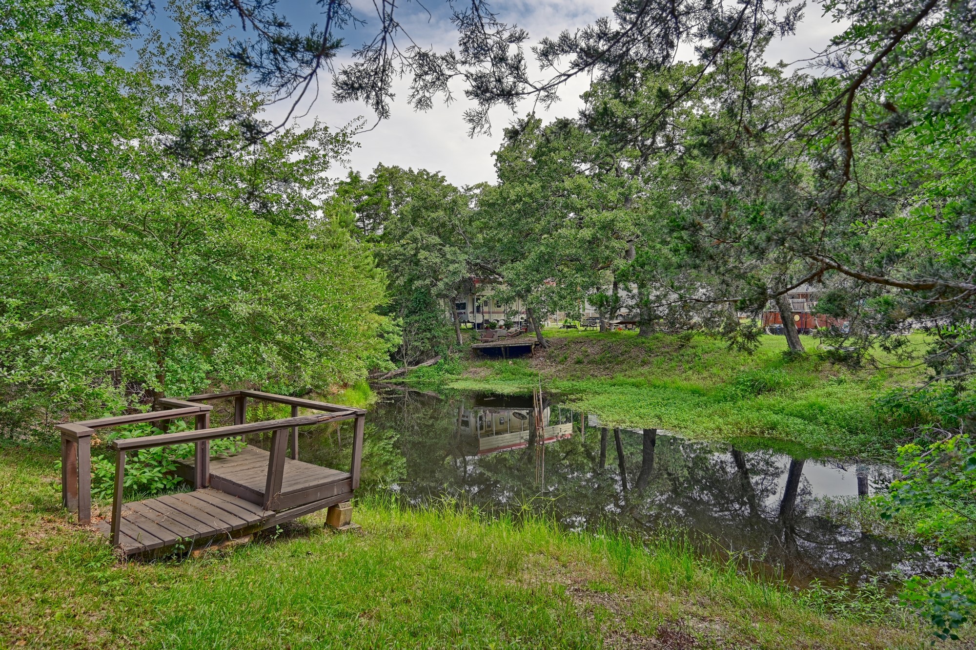 11200 Leisure Road Brenham, TX 77833 - Photo 5 of 23 a garden view with a seating space