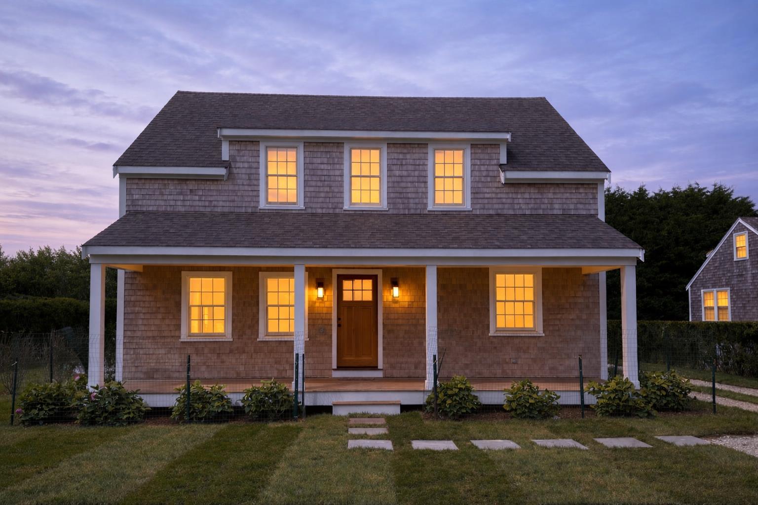8 Sconset Avenue Nantucket, MA 02554 - Photo 44 of 44 8 Sconset Ave at Dusk