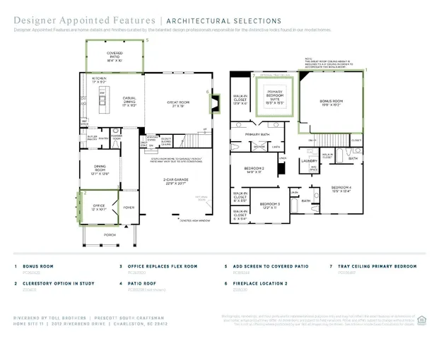 $1,144,000 | 2012 River Bend Drive, Charleston, SC 29412
