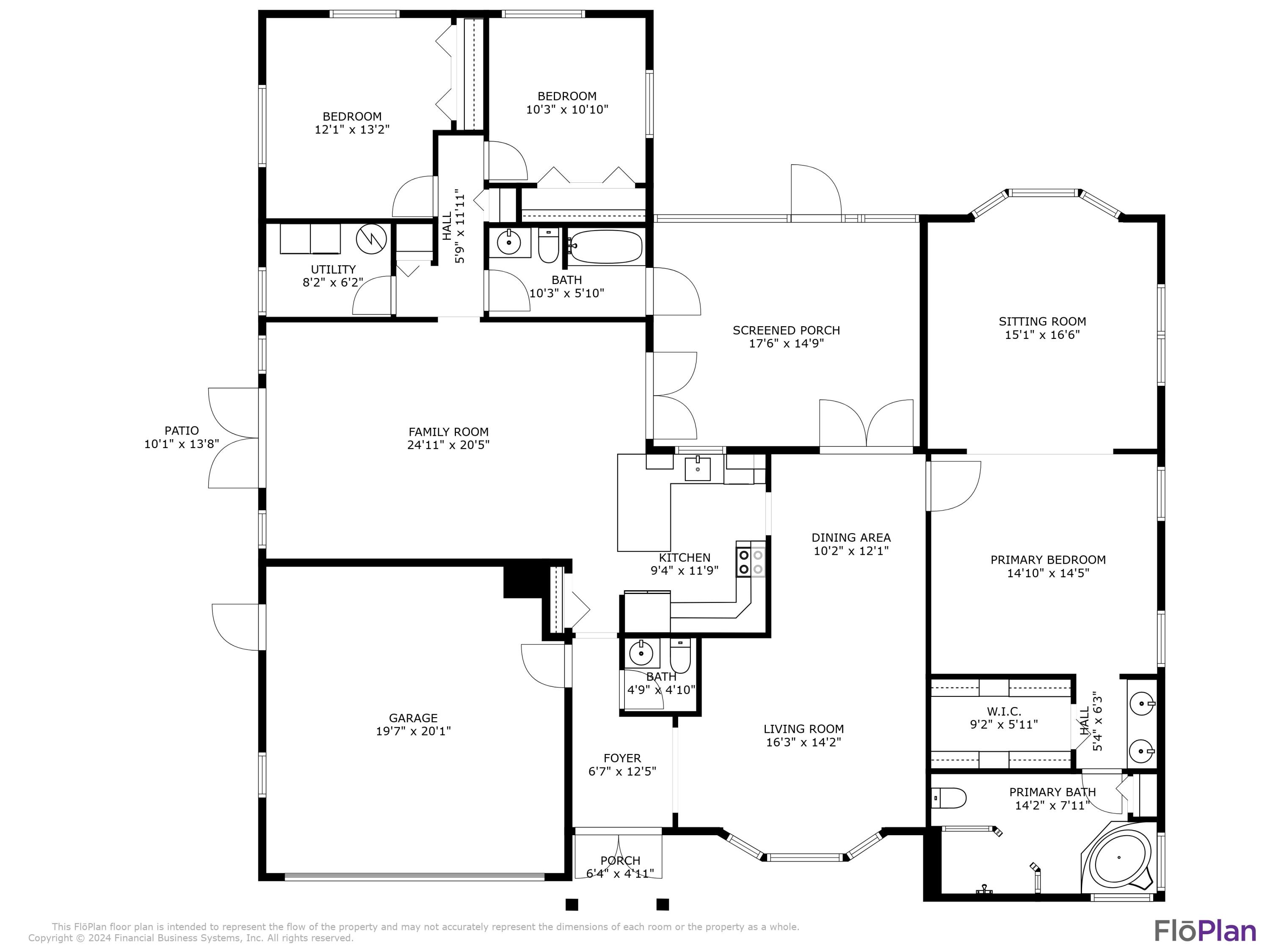 17524 78th Road North Loxahatchee, FL 33470 - Photo 65 of 65 Floor Plan-With Dimensions