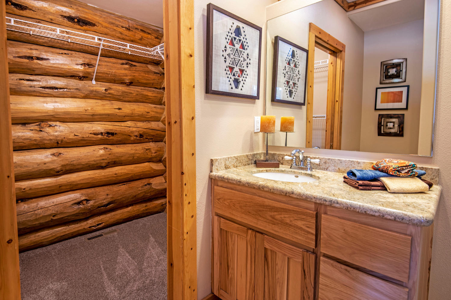 16700 Fair Mile Road Sisters, OR 97759 - Photo 22 of 60 2 Closets, 2 Vanities, Shower, and Access to Hot Tub