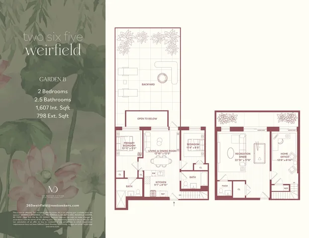 $1,350,000 | 265 Weirfield Street, Unit GARDENB | Bushwick