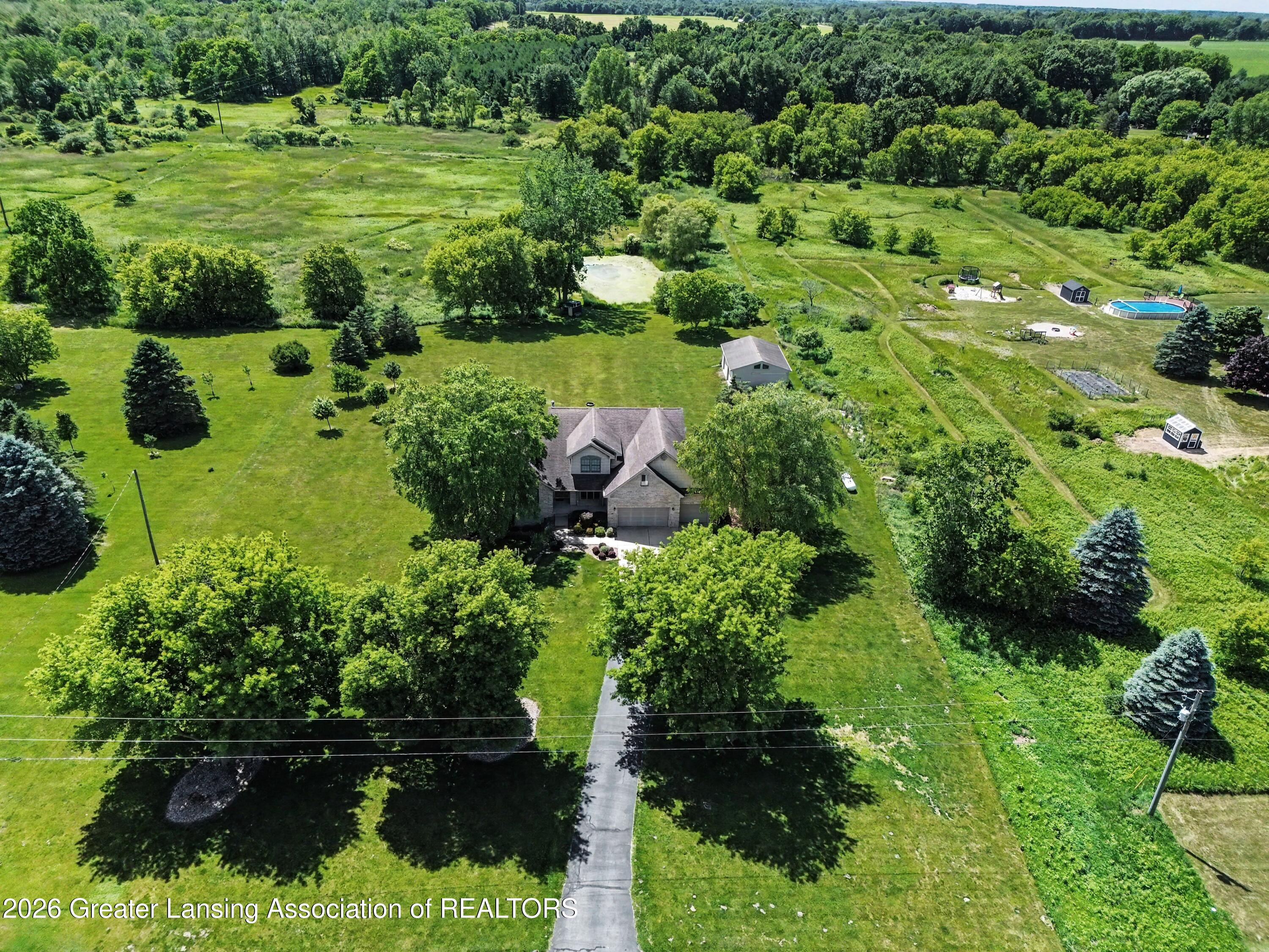 2626 South Edgar Road Mason, MI 48854 - Photo 28 of 28 Aerial
