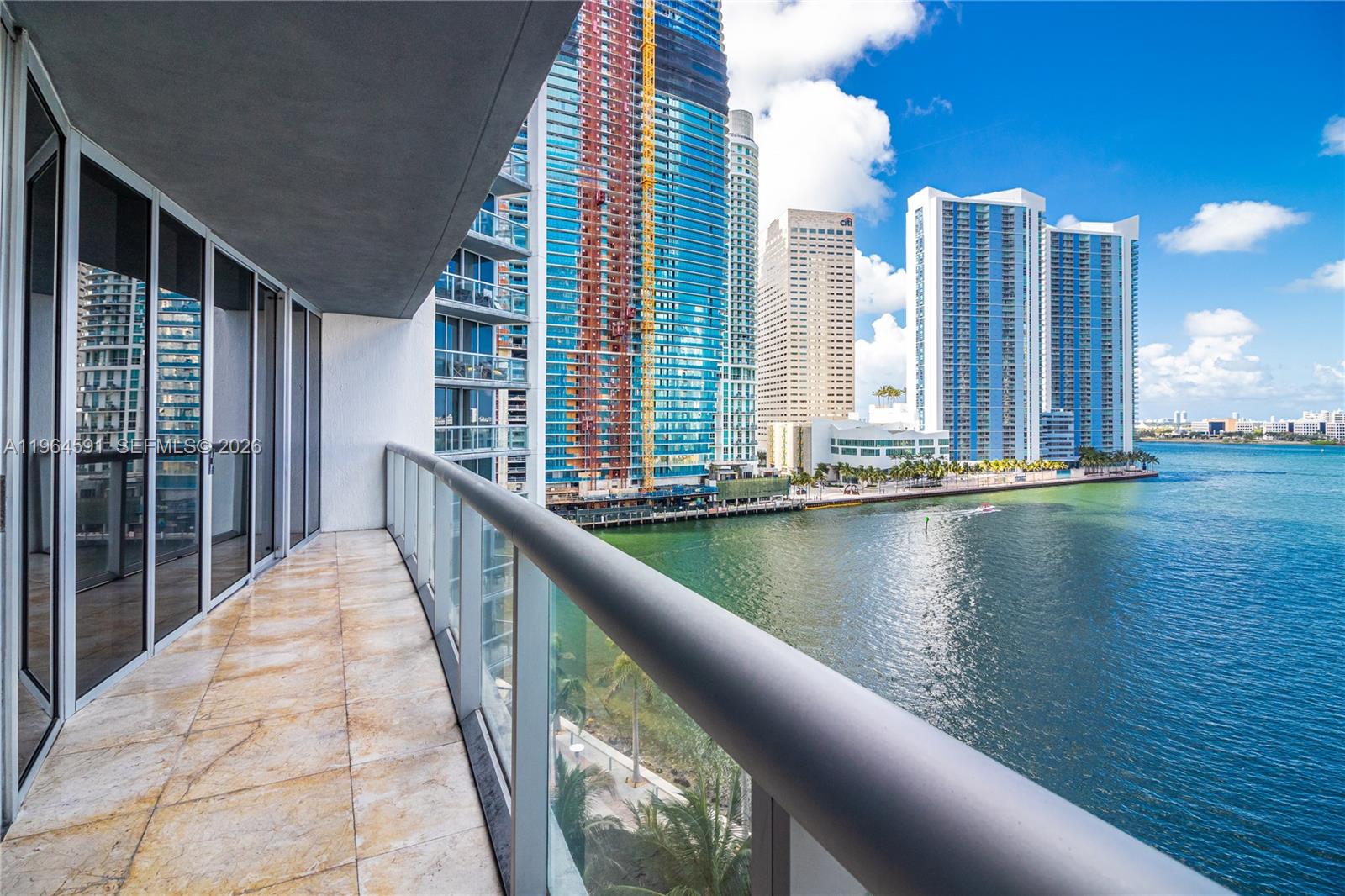 465 Brickell Avenue, Unit 917 Miami, FL 33131 - Photo 3 of 21 a view of balcony with outdoor space