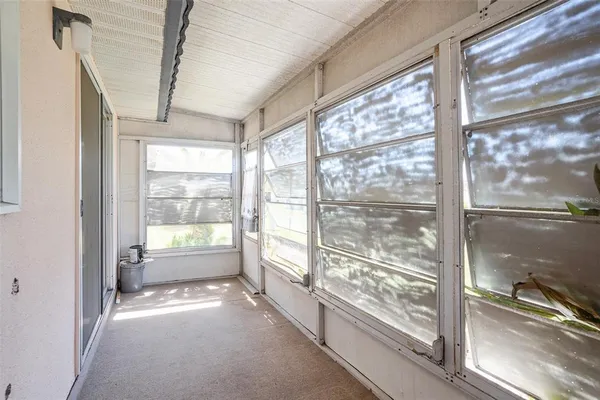 a view of a room with window