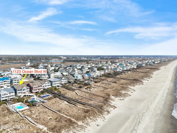 $2,655,000 | 1123 Ocean Boulevard West, Holden Beach, NC 28462