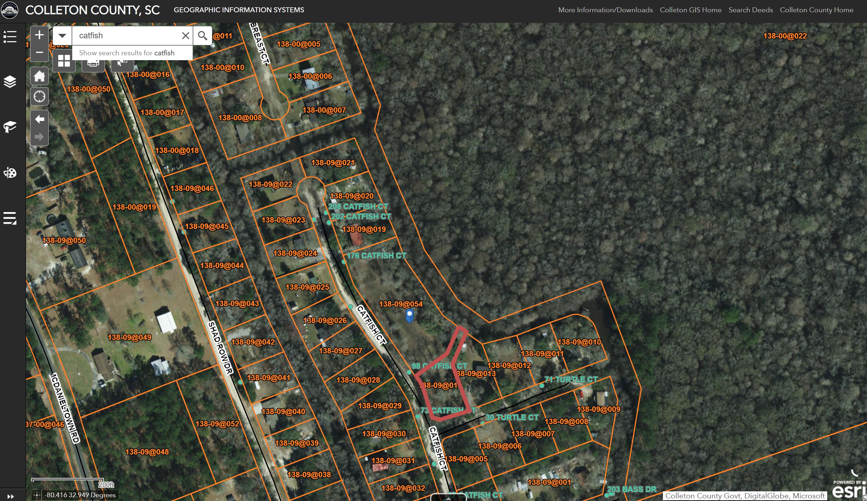 0 Catfish Lane Ridgeville, SC 29472 - Photo 5 of 42 County Tax Map