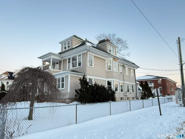 a view of a house with a balcony