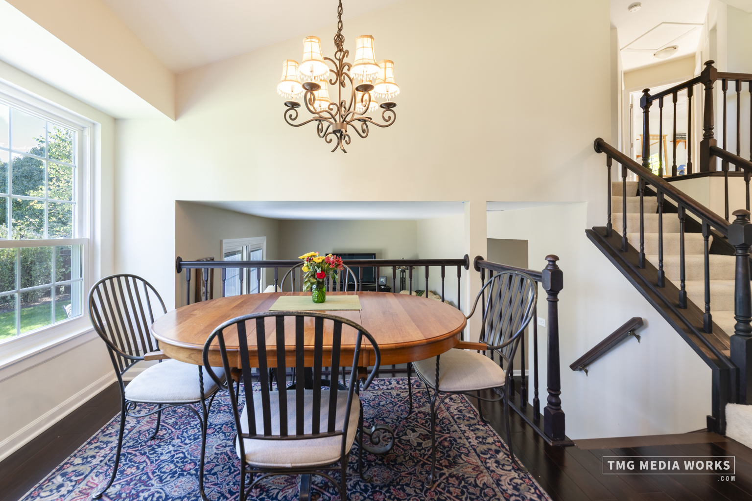 300 Churchill Lane Aurora, IL 60504 - Photo 12 of 30 a view of a dining room with furniture window and wooden floor