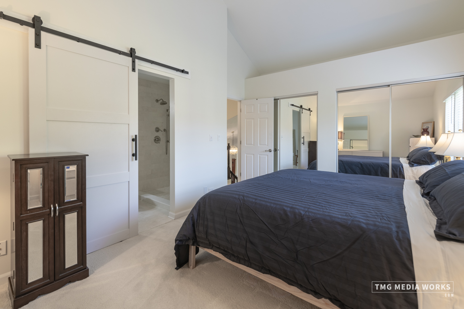 300 Churchill Lane Aurora, IL 60504 - Photo 20 of 30 a bedroom with a bed and a refrigerator