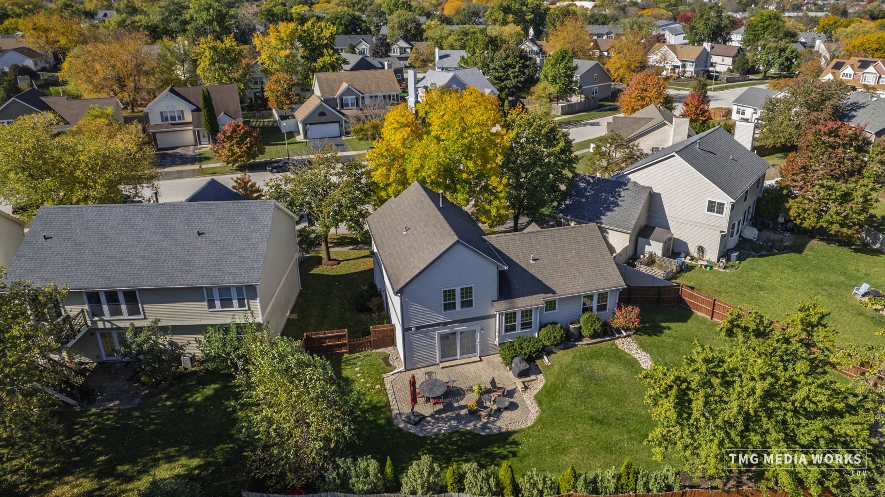 300 Churchill Lane Aurora, IL 60504 - Photo 29 of 30 an aerial view of a house