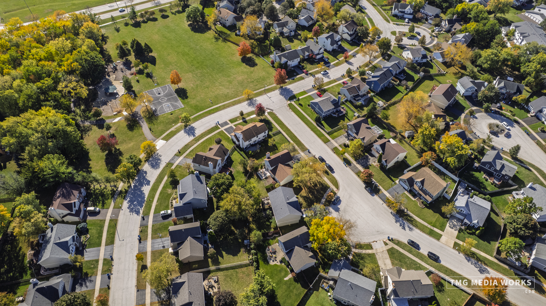 300 Churchill Lane Aurora, IL 60504 - Photo 30 of 30 an aerial view of a residential houses