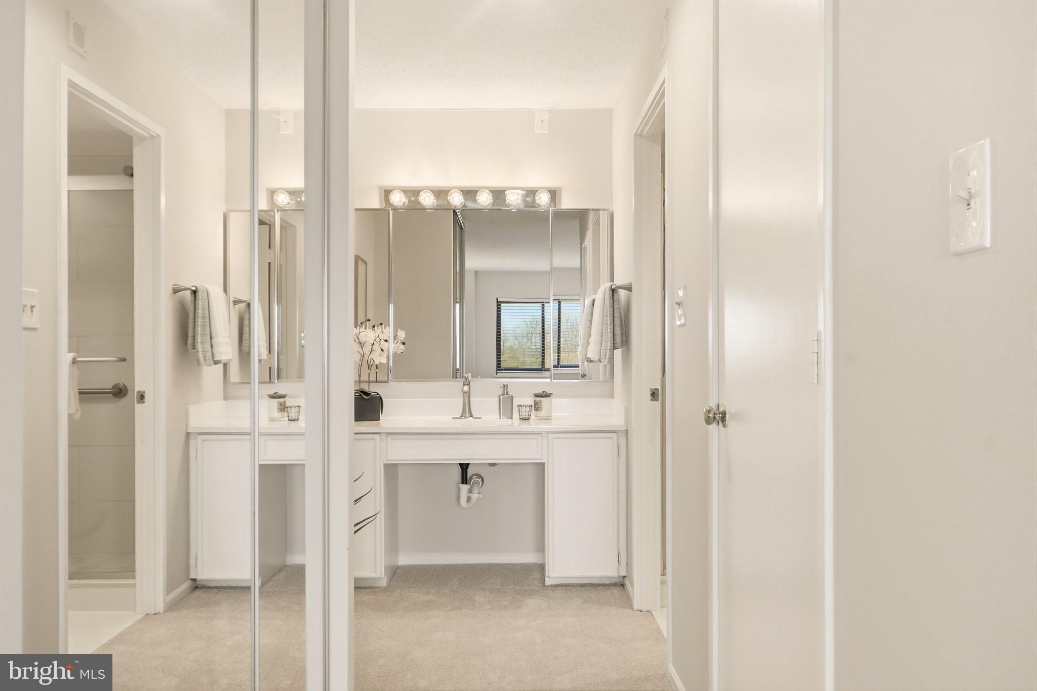 3330 North Leisure World Boulevard, Unit 5627 Silver Spring, MD 20906 - Photo 17 of 35 Primary bathroom vanity