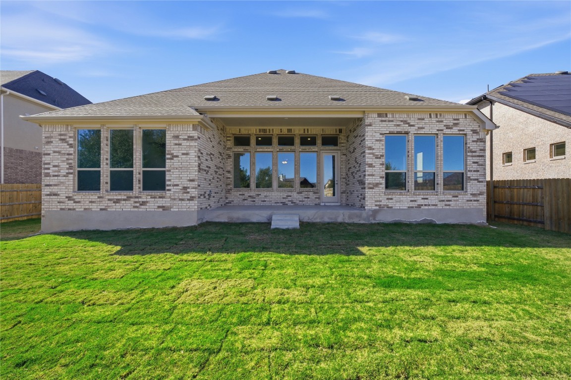 1208 Terrace View Drive Georgetown, TX 78628 - Photo 12 of 15 a front view of house with yard and outdoor seating