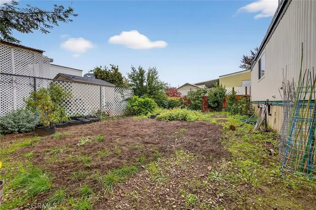 a view of yard with green space