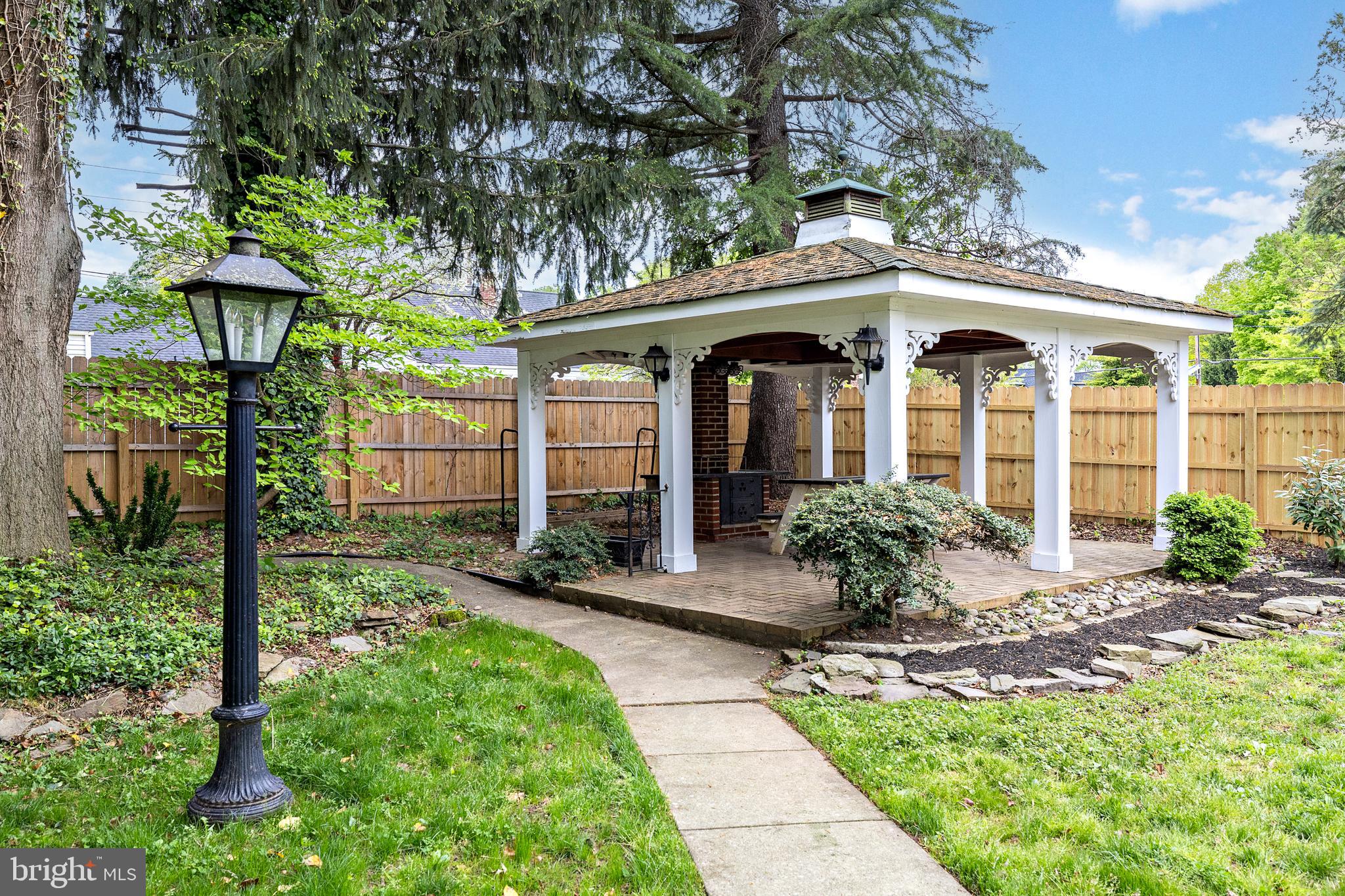 1636 West High Street Haddon Heights, NJ 08035 - Photo 51 of 64 Gazebo in backyard
