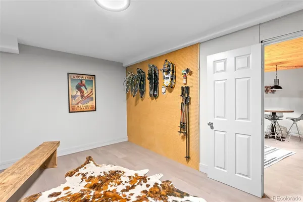a view of a bedroom