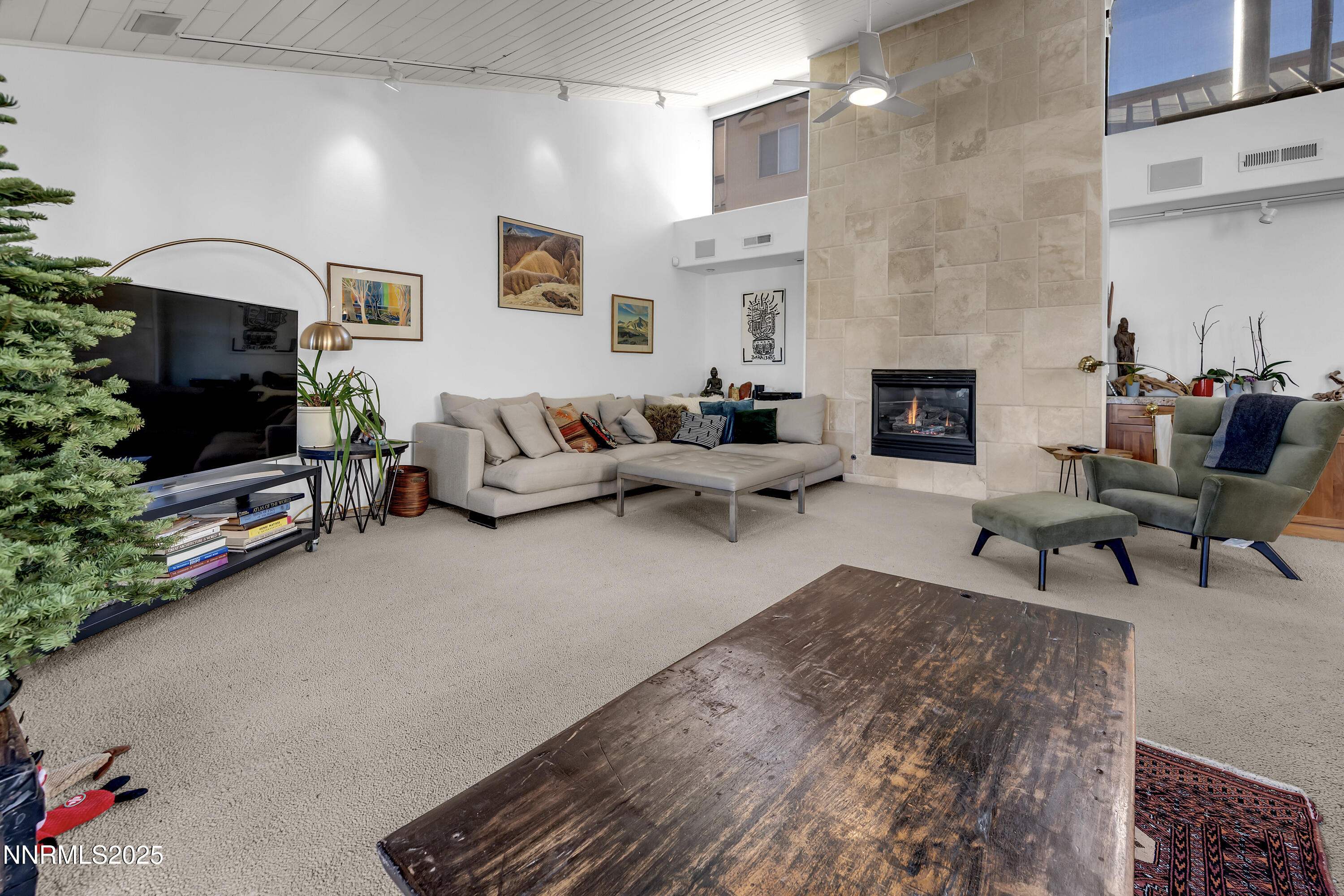 512 Island Avenue Reno, NV 89501 - Photo 10 of 30 a living room with furniture and a fireplace