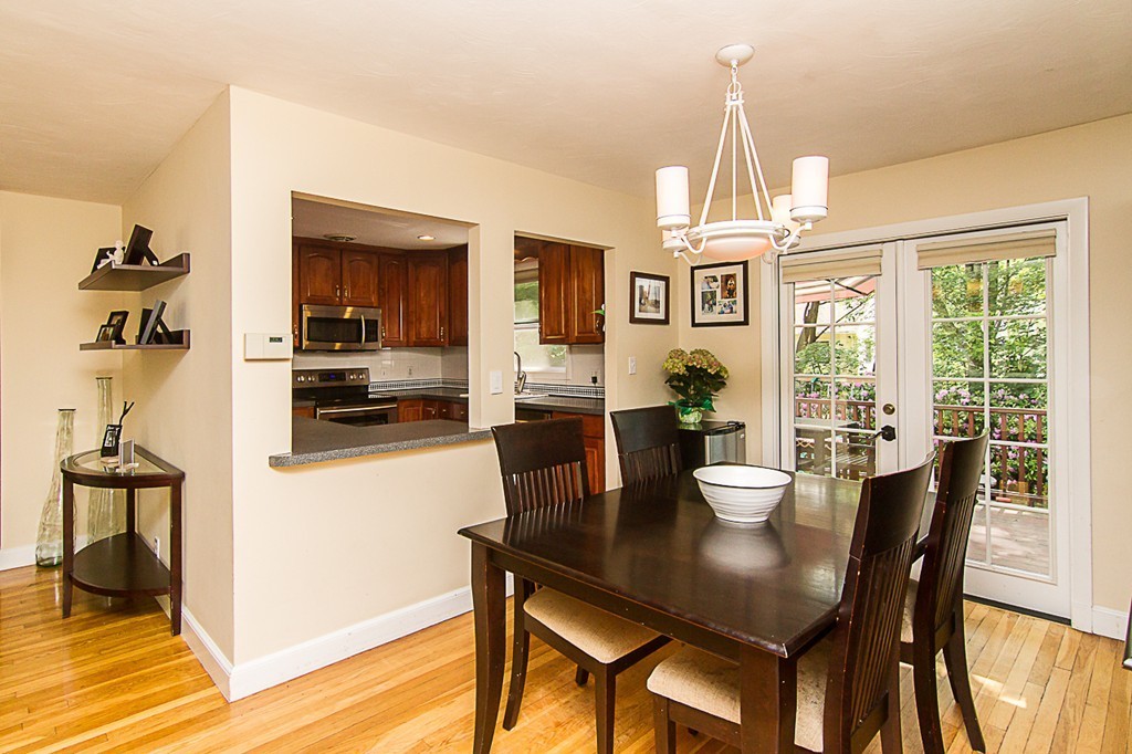 88 Selwyn Road Newton, MA 02461 - Photo 14 of 26 a view of a dining room with furniture window and outside view