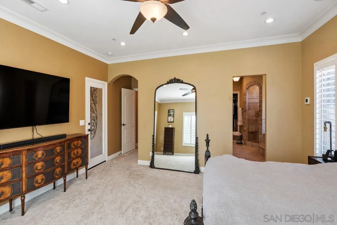1070 Heritage Ranch Road Ramona, CA 92065 - Photo 32 of 73 a living room with furniture and a flat screen tv