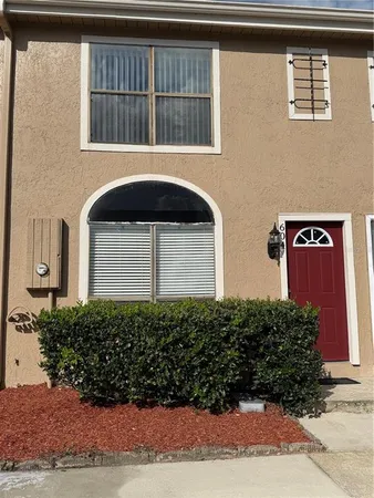 a view of front door