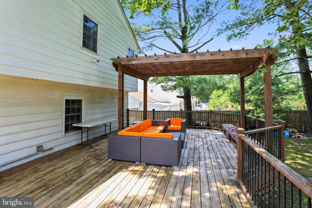 a balcony view with a seating space