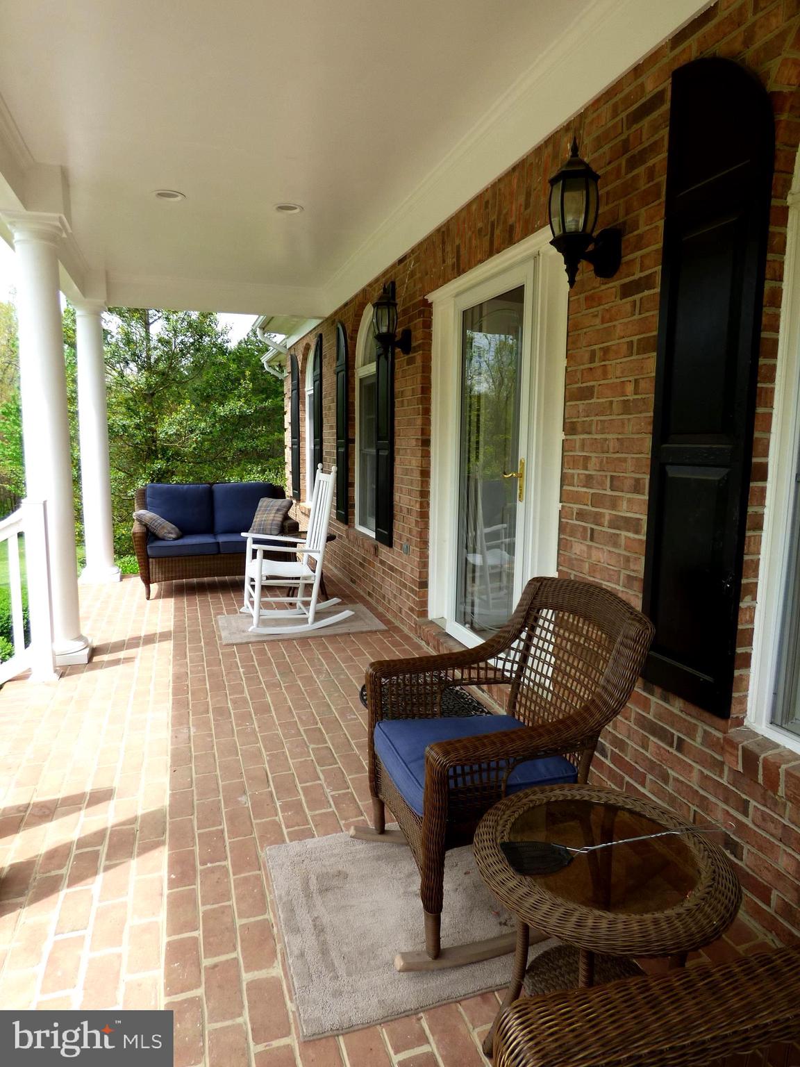 Comfortable front porch