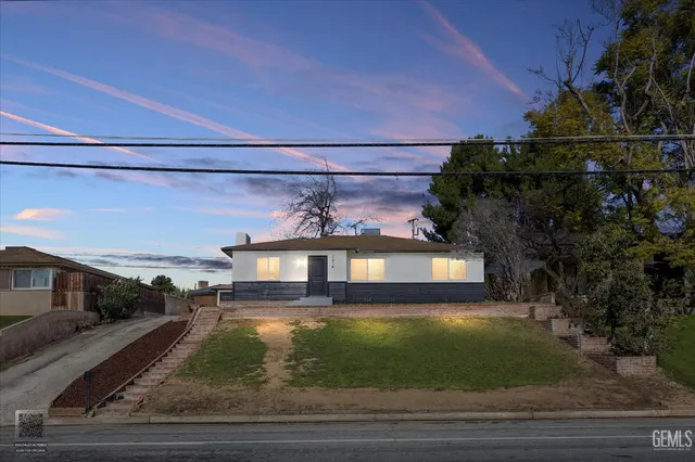 a view of a building from a window