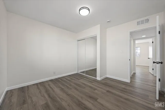 wooden floor in an empty room