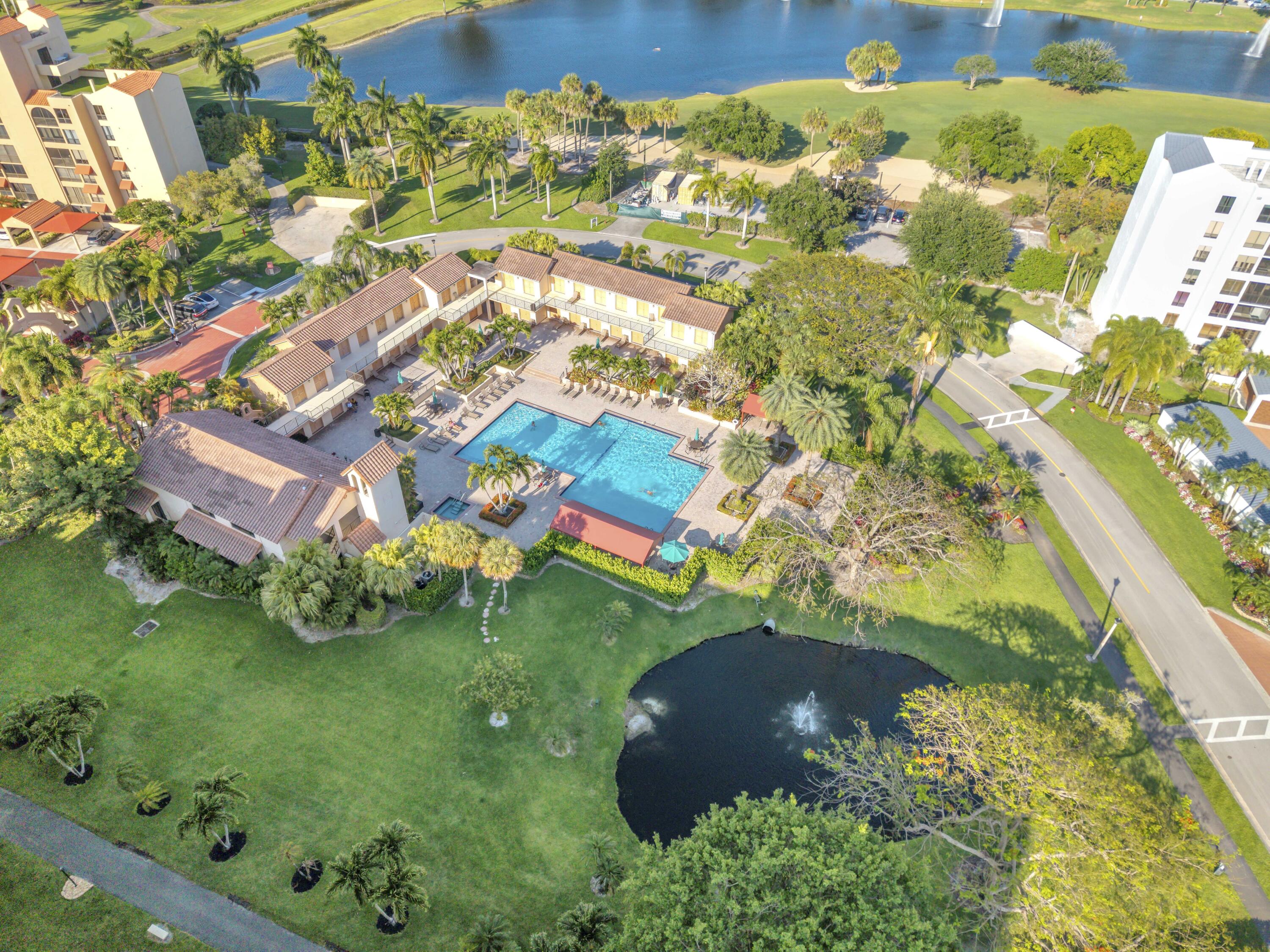 7178 Promenade Drive, Unit 801B Boca Raton, FL 33433 - Photo 41 of 46 aerial pool
