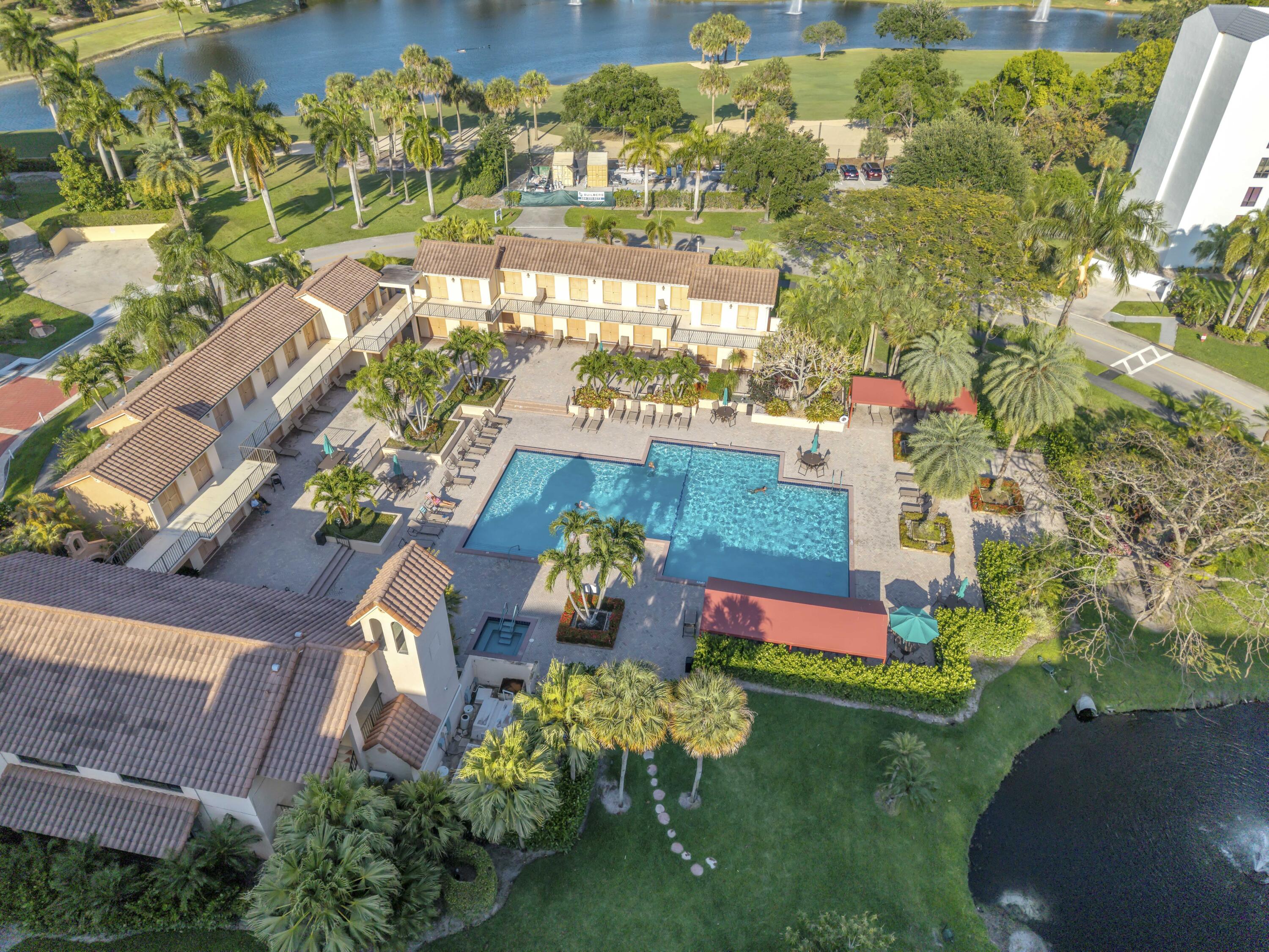 7178 Promenade Drive, Unit 801B Boca Raton, FL 33433 - Photo 44 of 46 aerial pool