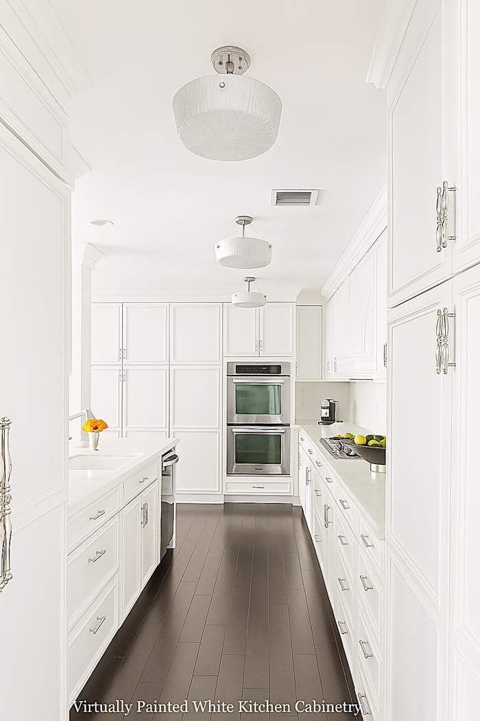 201 East 80th Street, Unit 3D Manhattan, NY 10075 - Photo 7 of 16 a kitchen with stainless steel appliances a stove refrigerator sink and cabinets