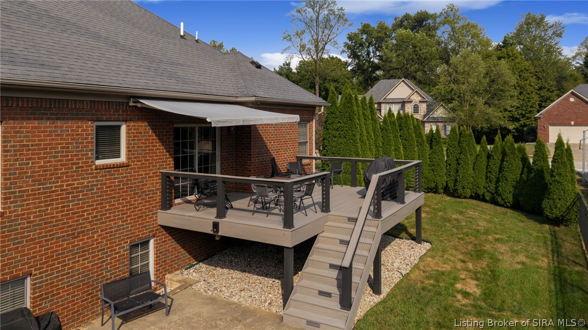 4063 Viewcrest Loop Floyds Knobs, IN 47119 - Photo 39 of 40 Motorized Retractable Awning