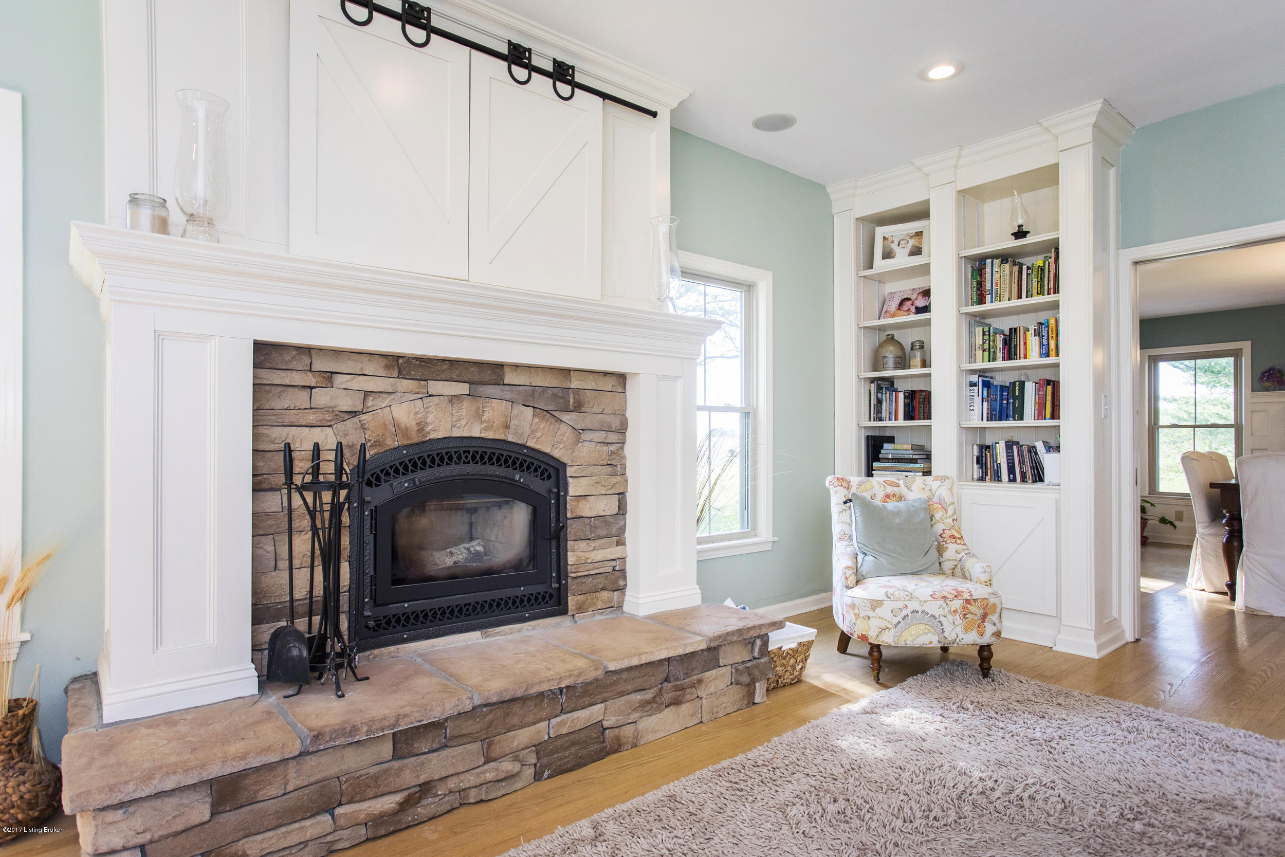 6501 Old Zaring Road Crestwood, KY 40014 - Photo 10 of 54 15-fireplace with doors closed