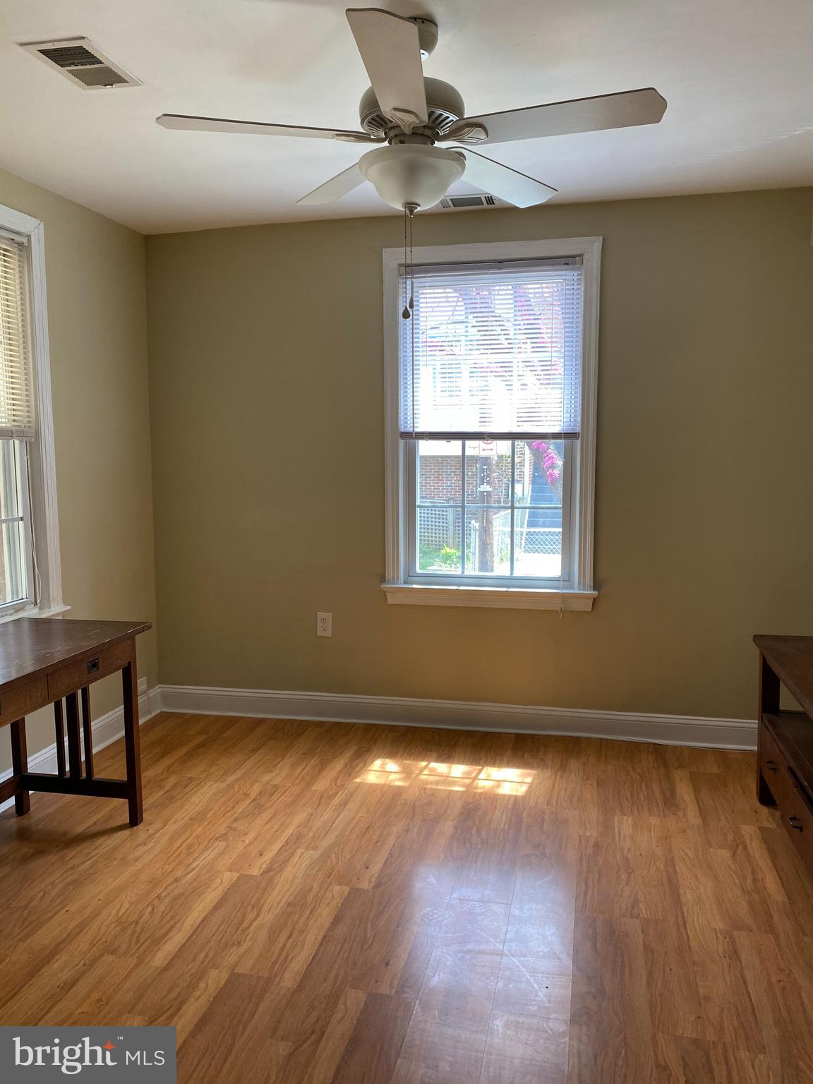 2315 40th Street Northwest, Unit 2 Washington, DC 20007 - Photo 11 of 25 Bedroom with ceiling fan