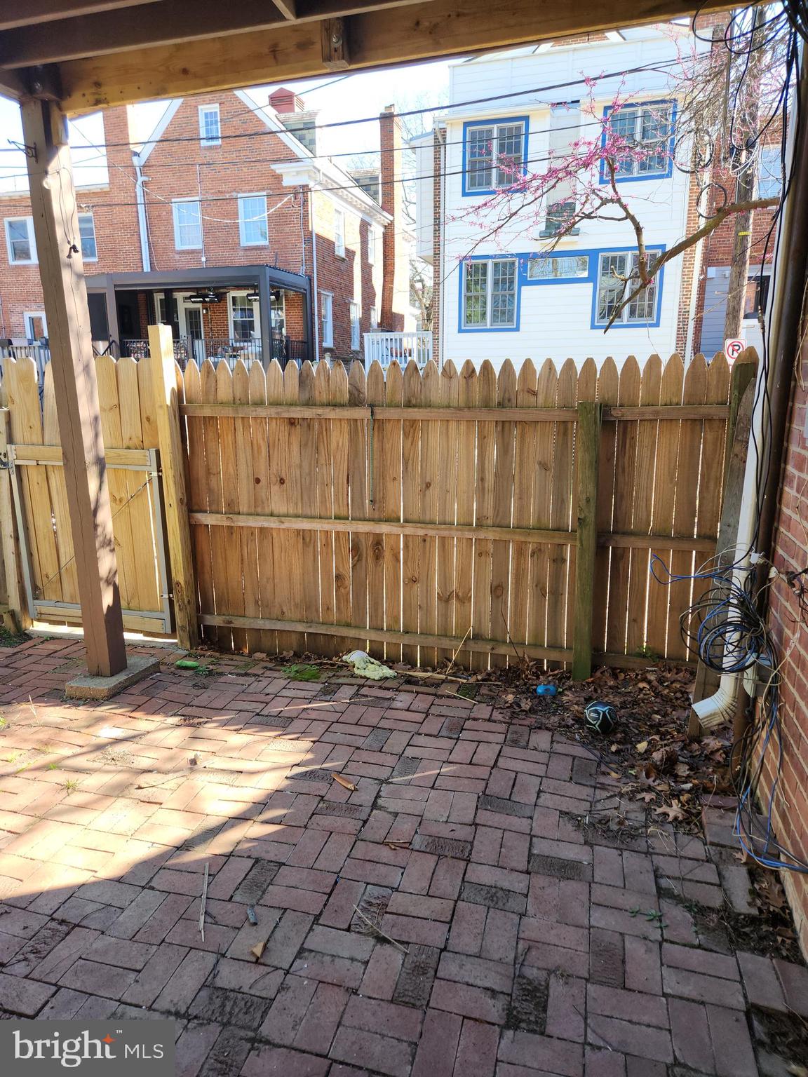 2315 40th Street Northwest, Unit 2 Washington, DC 20007 - Photo 25 of 25 Brick Patio. Parking is outside the fence.