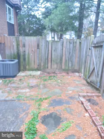 a backyard of a house