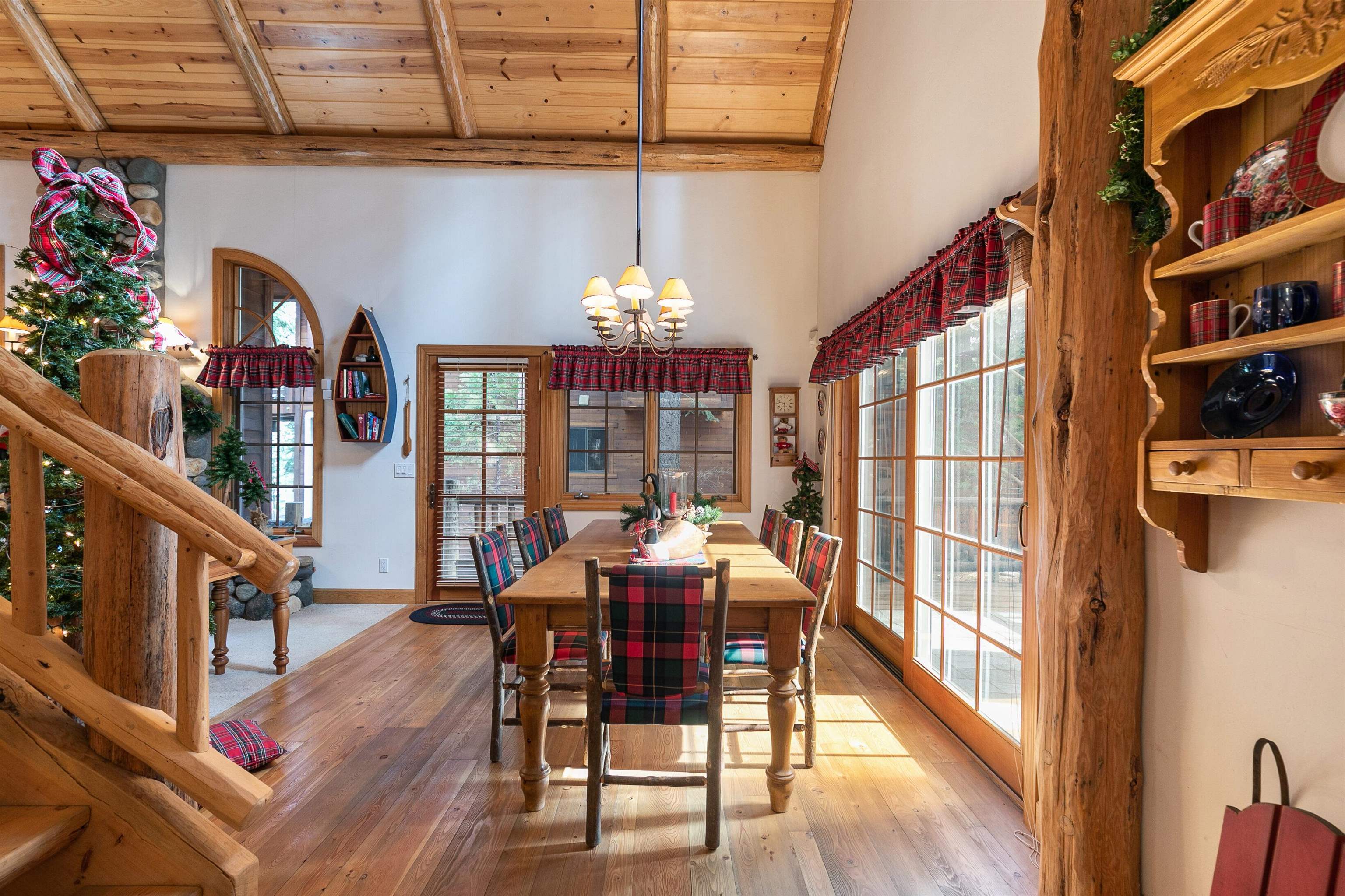 850 Beaver Pond Truckee, CA 96161 - Photo 4 of 21 a view of a dining room with furniture window and entryway