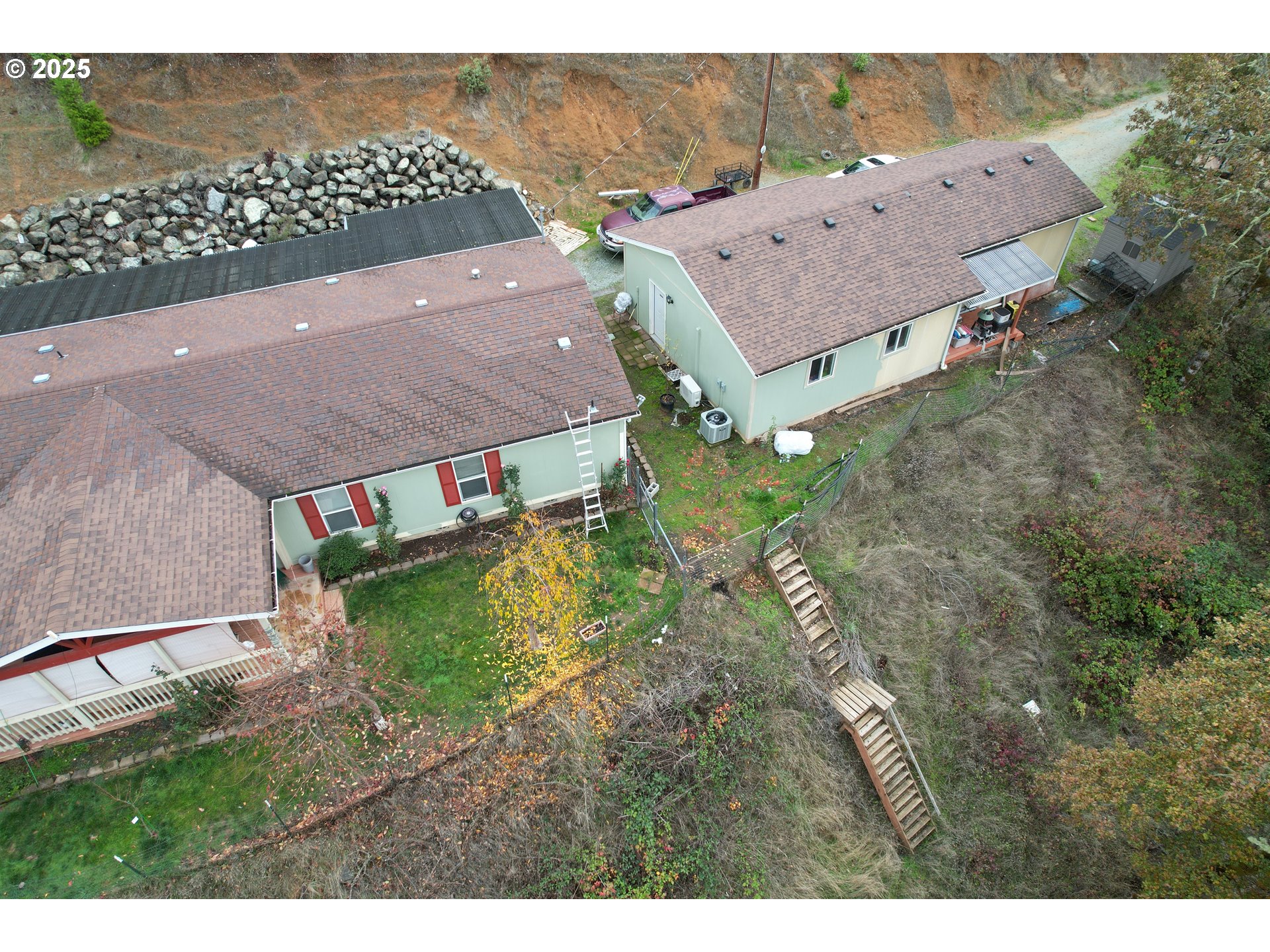 1320 Shoestring Road Riddle, OR 97469 - Photo 38 of 48 a aerial view of a house