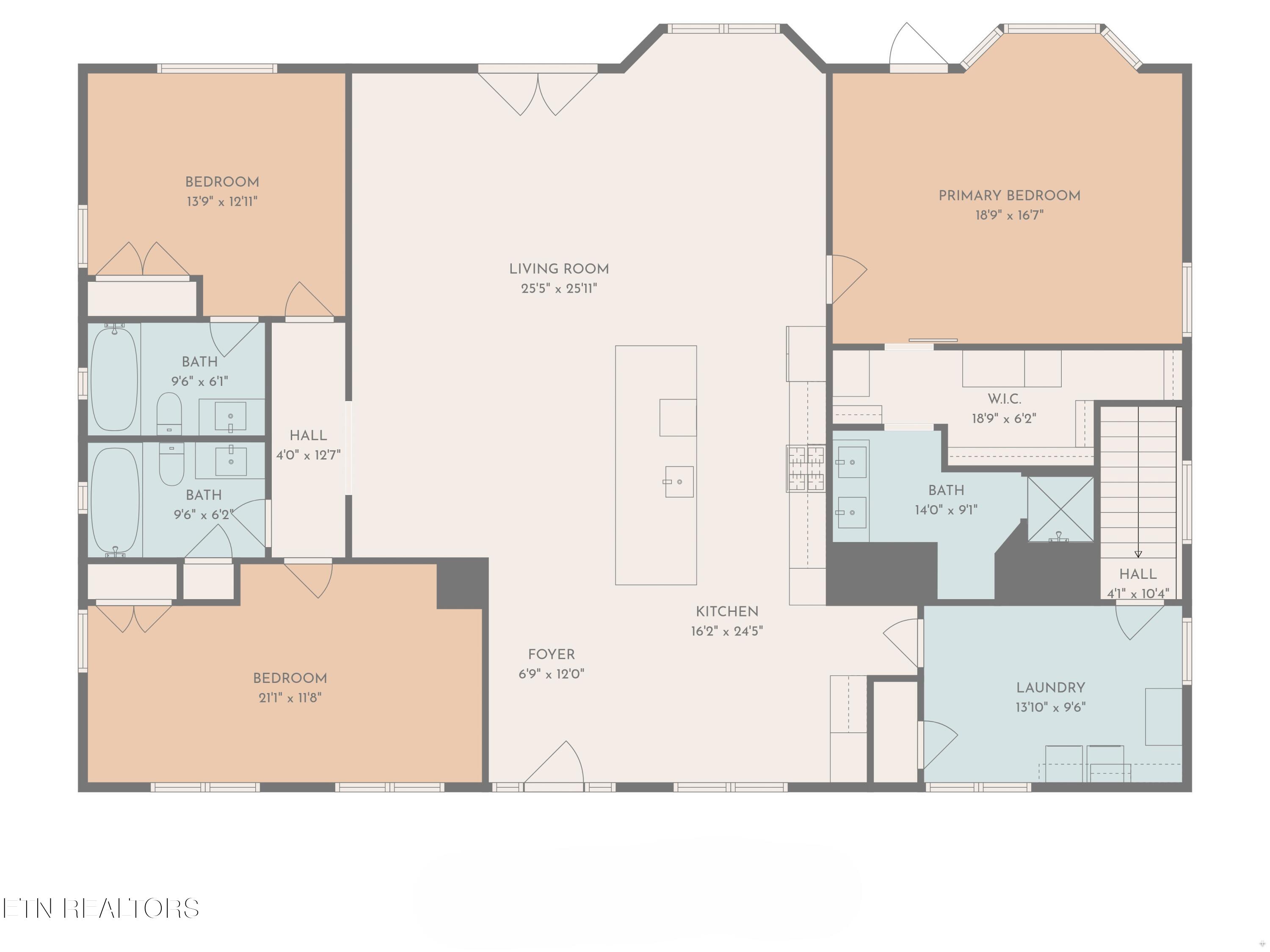 239 Sequoyah Road Andersonville, TN 37705 - Photo 48 of 49 Main Level Floorplan
