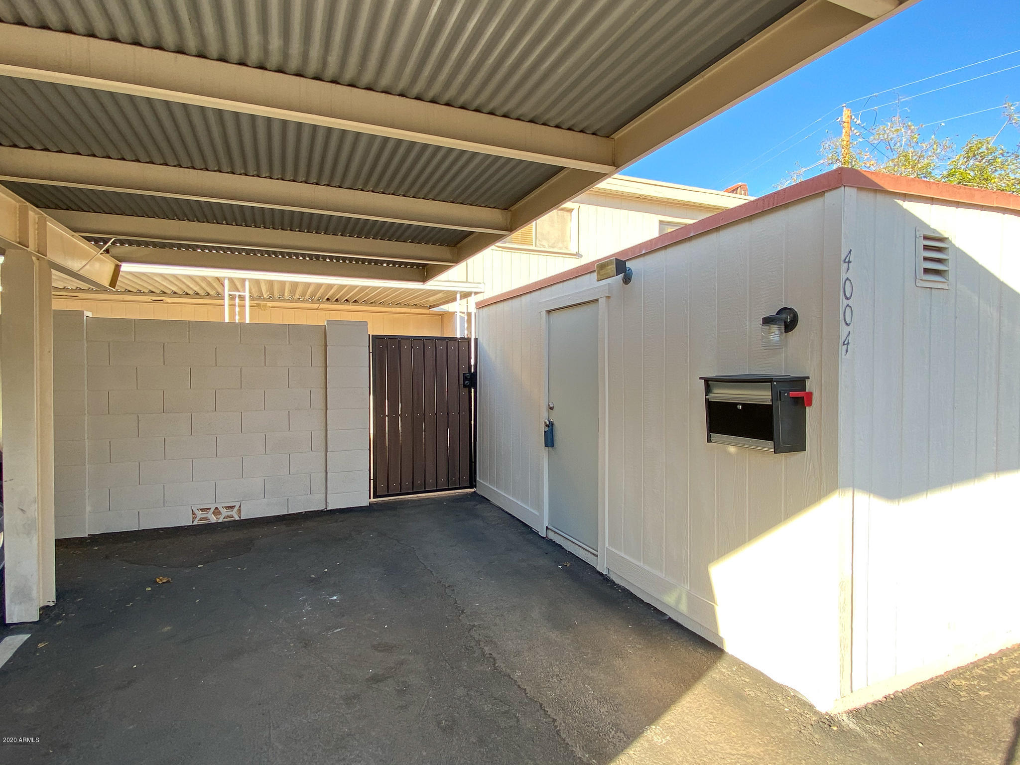 4004 North Granite Reef Road Scottsdale, AZ 85251 - Photo 27 of 31 Storage Shed and Patio Gate