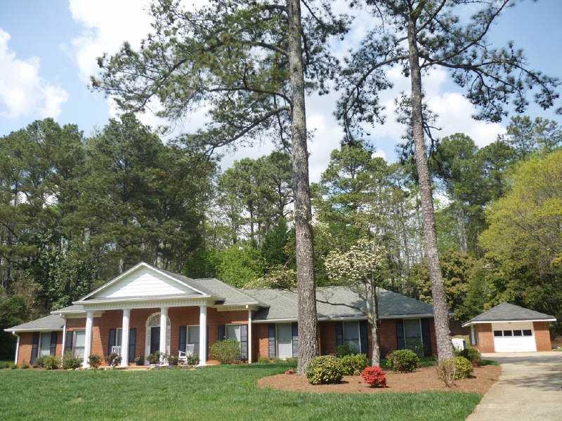 420 Hembree Road Roswell, GA 30076 - Photo 1 of 1 Exterior Front. Conveniently located brick ranch with beautiful landscaping.