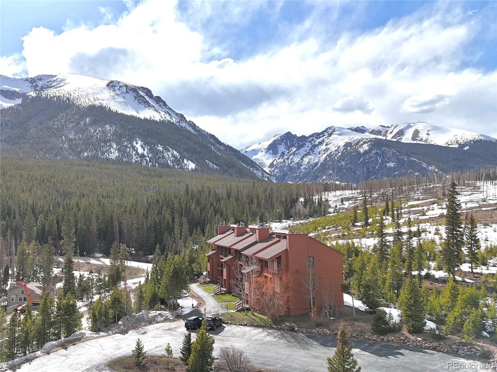 91300 Ryan Gulch Road, Unit 91305 Silverthorne, CO 80498 - Photo 27 of 40 a view of a terrace with a garden