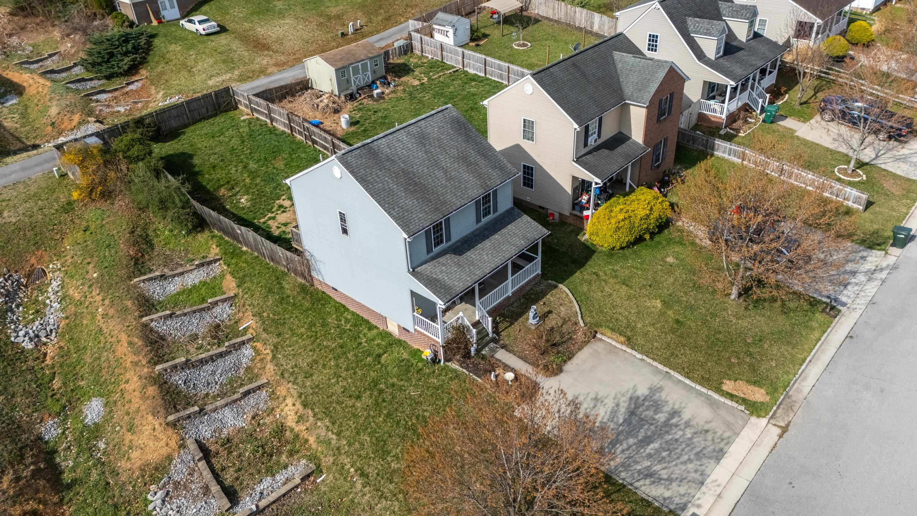 1520 3rd Street Waynesboro, VA 22980 - Photo 49 of 55 an aerial view of a house with a yard