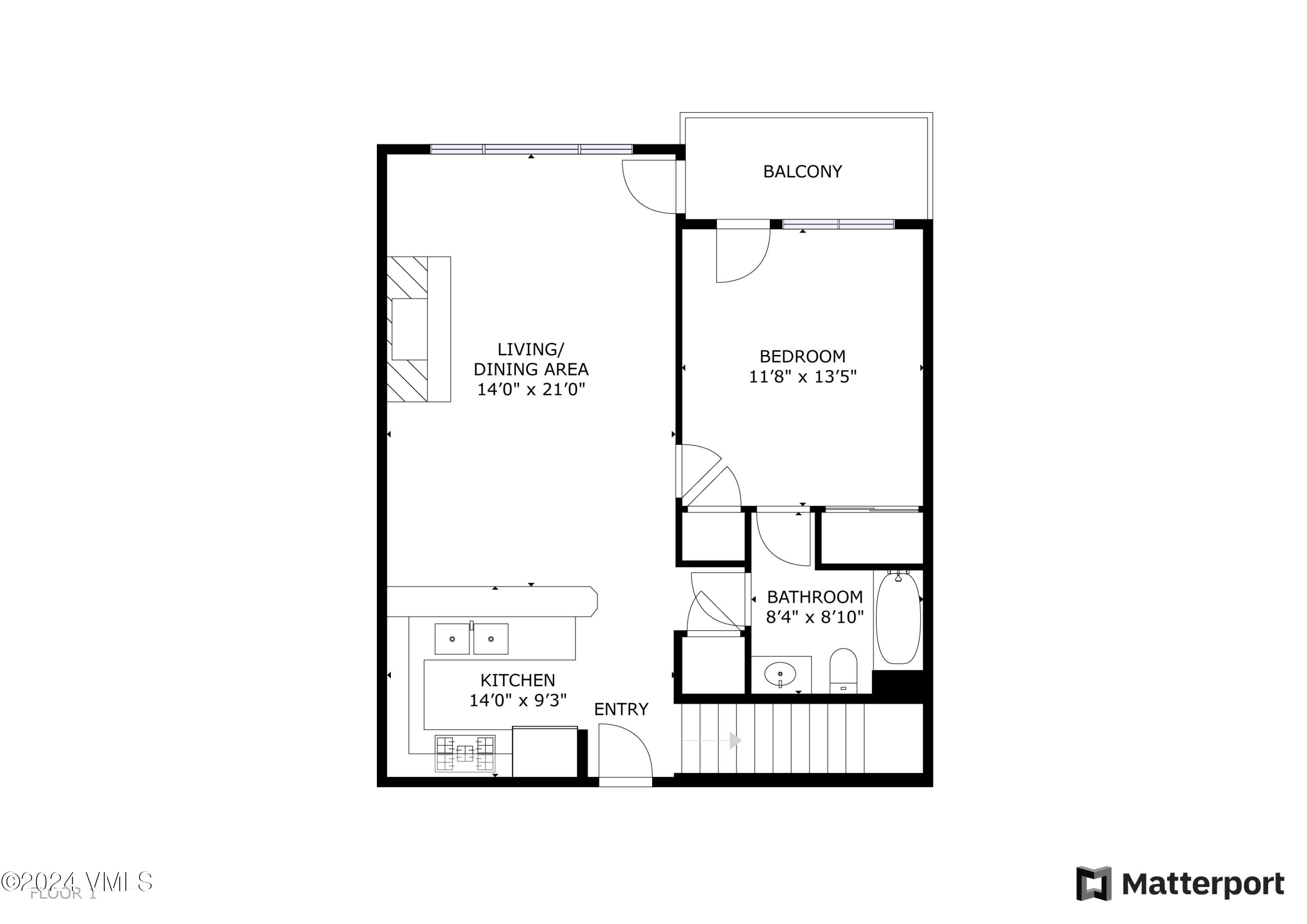 74 Cresta Road, Unit 303 Edwards, CO 81632 - Photo 7 of 8 Aspenwood_303_Arrowhead_Village_Floor_1